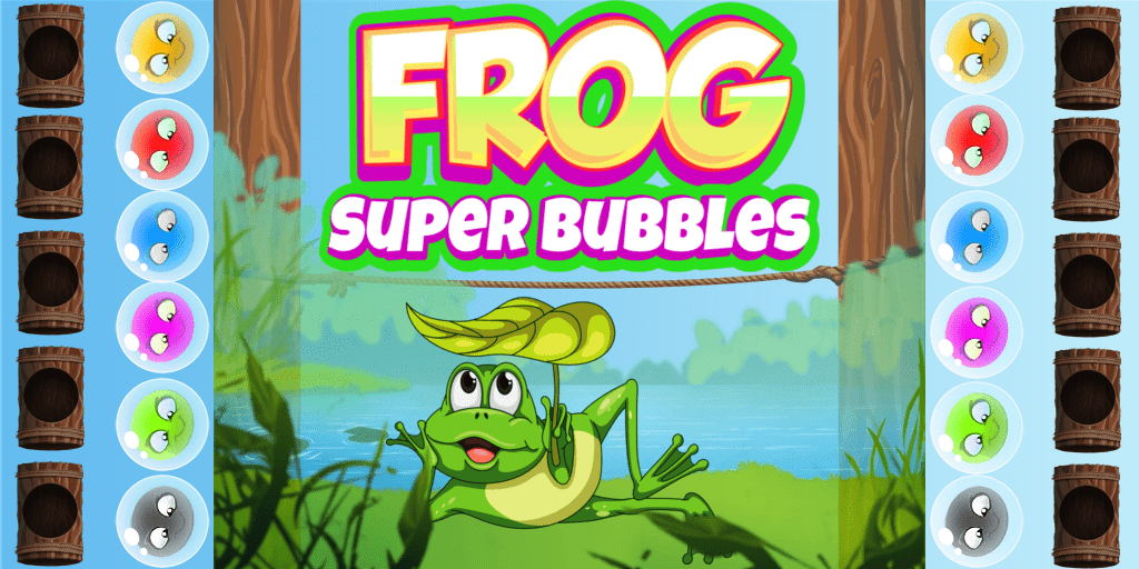 Frog Super Bubbles banner